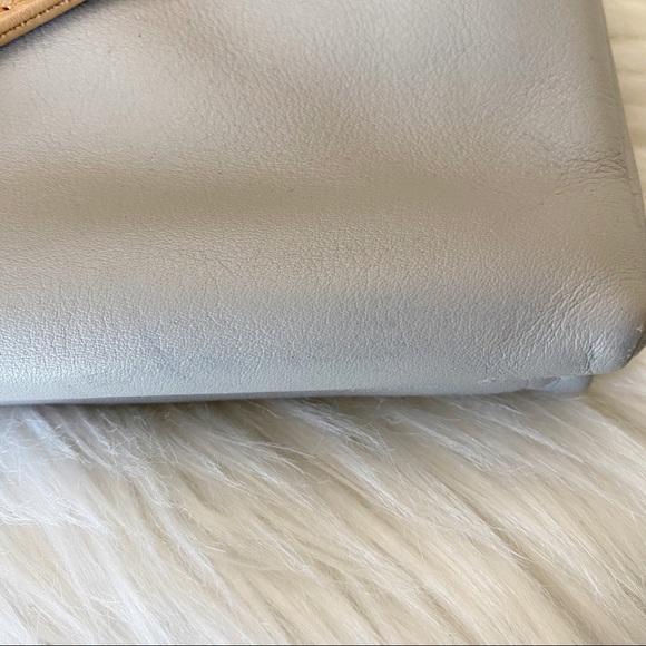 Loeffler Randall Leather Purse Bag Tan/Gray - Picture 14 of 16